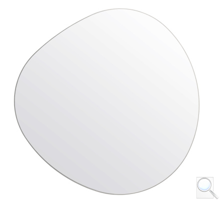 Zrcadlo asymetrické Naturel 45x44,5 cm, typ B, ZAS4545.