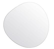 Zrcadlo asymetrické Naturel 45x44,5 cm, typ B, ZAS4545