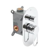 Vanová baterie SAT Fusion včetně podomítkového tělesa chrom lesk SATBSFU215KPU. obr. 2&nbsp;