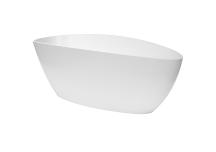 Volně stojící vana SAT Titta 156x71 cm litý mramor levá i pravá SATTI1570