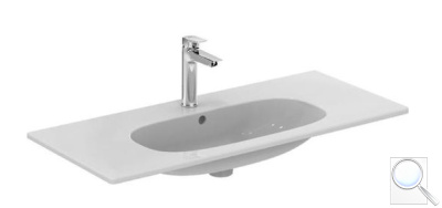 Nábytkové umyvadlo Ideal Standard Tesi 82,5x45 cm otvor pro baterii uprostřed T350901. obr. 1