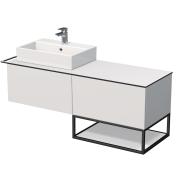 Koupelnová skříňka pod umyvadlo Naturel Oxo 140x58x50 cm bílá mat OXO140701ZKDLBM. obr. 2&nbsp;