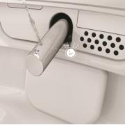 WC s bidetem závěsné VitrA V-Care Prime 7231B403-6216. obr. 12 