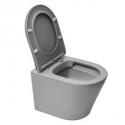 WC se sedátkem softclose závěsné SAT Infinitio šedá mat zadní odpad SATINF010RREXPLGRM (obr. 3)