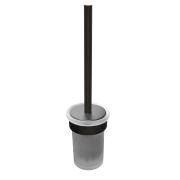 WC štětka SAT Simply R PVD PVD gun metal/mléčné sklo SATDSIMR37GM. obr. 2 