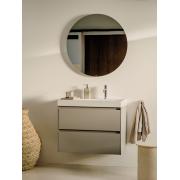 Koupelnová skříňka s keramickým umyvadlem Roca Ona 80x64,5x46 cm písková mat ONA802ZPMP. obr. 2