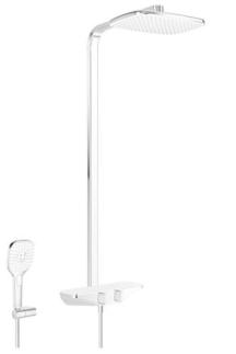 Sprchový systém Hansa Emotion s termostatickou baterií bílá/chrom 5865017182