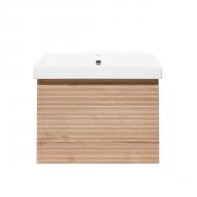 Koupelnová skříňka s umyvadlem Naturel Savona 58x43x44,8 cm dub halifax mat SAVONA60DHU1 (obr. 3)