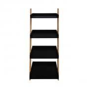 Set poličky a nosníků Naturel Home černá/ořech mat 53,5x134x40 cm HOMEP4C (obr. 2)
