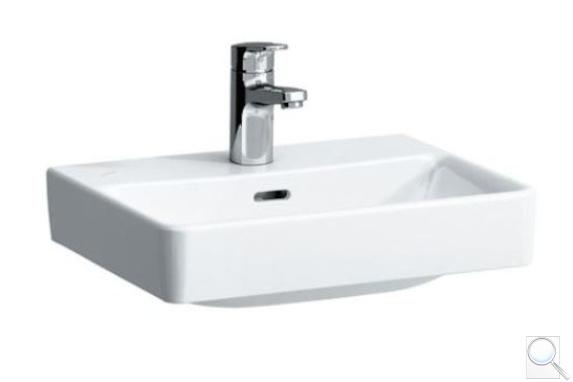 Umývátko Laufen Pro S 45x34 cm otvor pro baterii uprostřed H8169610001041. obr. 1