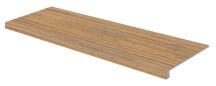 Schodová Tvarovka Rako Plywood Honey hnědá