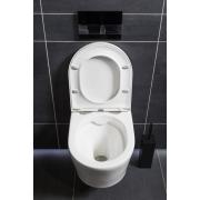 WC závěsné SAT Brevis včetně sedátka softclose, zadní odpad, bílá  SATBRE010RREXP (obr. 11)