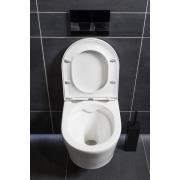 WC závěsné SAT Brevis včetně sedátka softclose, zadní odpad, bílá  SATBRE010RREXP. obr. 11 