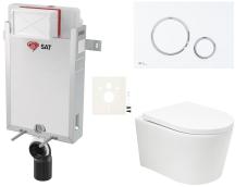 Závěsný WC set k zazdění SAT BREVIS SIKOSZBRTOR76