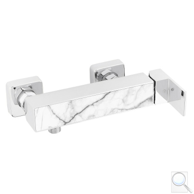 Sprchová baterie SIKO Elements bez sprchového setu 150 mm dekor bílý mramor SIKOBSEL268DMB. 