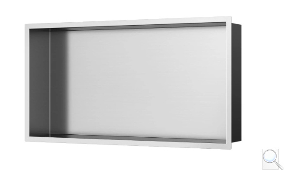 Vestavná polička SAT Aurum kartáčovaná ocel 63x33 cm SATAURN6030BS. obr. 1