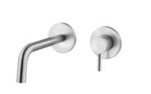 Umyvadlová baterie Paffoni Light včetně podomítkového tělesa nerez mat LIG006ST70