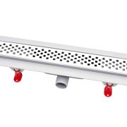 Sprchový žlab S-Line Multi 70, 80, 90 cm plast chrom lesk čtverečky. obr. 4&nbsp;