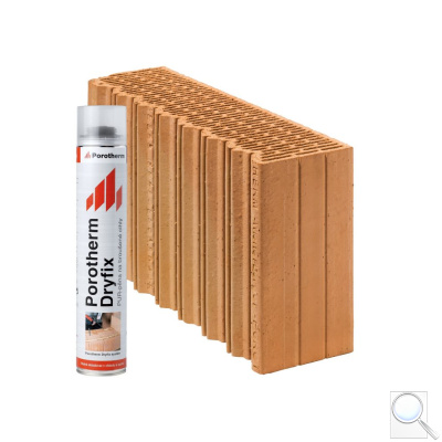 Cihla Porotherm 50 EKO+ Profi Dryfix R - Tepelněizolační broušená. obr. 1