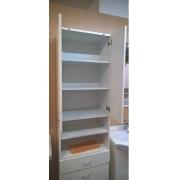 Koupelnová skříňka vysoká Keramia Pro 50x33,3 cm bílá PROV50K (obr. 4)
