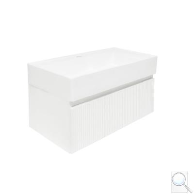 Koupelnová skříňka s umyvadlem SAT Evolution 78x30x44,8 cm bílá mat SATEVO80WMU2 obr. 1