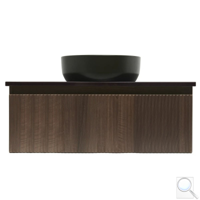 Koupelnová skříňka s krycí deskou SAT Evolution 98x30x44,8 cm ořech mat SATEVO100NAD. obr. 1