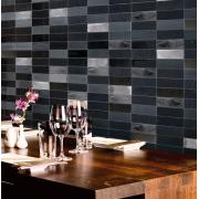 Skleněná mozaika Mosavit Geo negro černá. &nbsp;