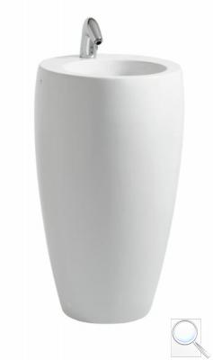 Volně stojící umyvadlo Laufen Alessi One 53x53 cm bez otvoru pro baterii H8119724001091 obr. 1