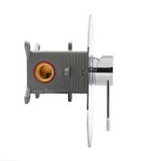 Sprchová baterie SAT Fusion včetně podomítkového tělesa chrom lesk SATBSFU210KPU. obr. 4&nbsp;