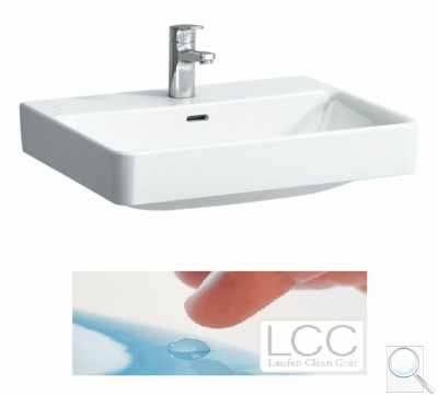 Umyvadlo Laufen Pro S 60x46,5 cm otvor pro baterii uprostřed H8169634001041. obr. 1