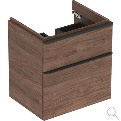 Koupelnová skříňka pod umyvadlo Geberit Smyle Square 58,4x62x47 cm, 73,4x62x47 cm, 88,4x62x47 cm, 118,4x62x47 cm ořech 58,4x62x47 cm 500.352.JR.1