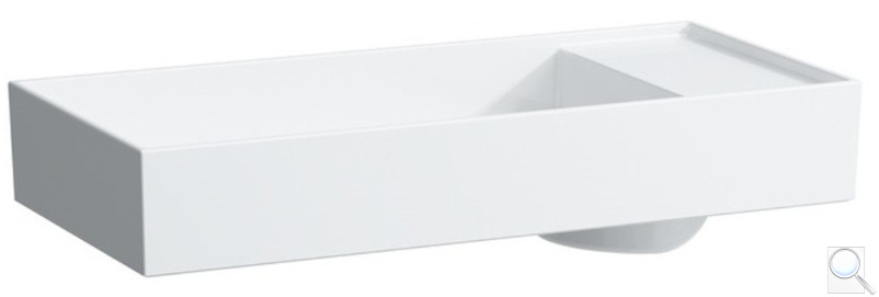 Umyvadlo na desku Laufen Kartell By Laufen 75x35 cm bez otvoru pro baterii, bez přepadu H8123320001121. obr. 1