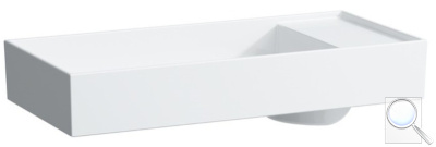 Umyvadlo na desku Laufen Kartell By Laufen 75x35 cm bez otvoru pro baterii, bez přepadu H8123320001121. obr. 1