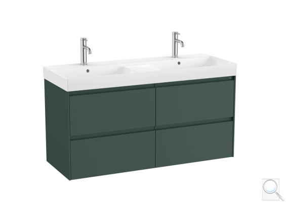 Koupelnová skříňka s umyvadlem Roca ONA 120x64,5x46 cm zelená mat ONA1202ZZM. obr. 1
