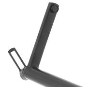 Vysoká umyvadlová baterie Paffoni Ringo s výpustí černá mat RIN085NO. obr. 5&nbsp;