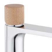 Umyvadlová baterie SAT Fusion bez výpusti páka světlé dřevo SATBSFU271DS. obr. 2&nbsp;
