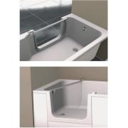 Vana s dvířky Artweger Duett 160x75 cm, 170x75 cm akrylát pravá nebo levá. obr. 5&nbsp;