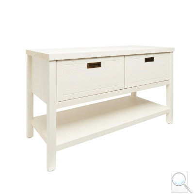 Koupelnová skříňka pod umyvadlo Naturel Country 120x72,5x51 cm bílá COUNTRY120ZBUMBI. obr. 1