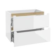 Koupelnová skříňka doplňková Naturel Stilla 80x60x45 cm bílá STILLAB08002. obr. 2&nbsp;