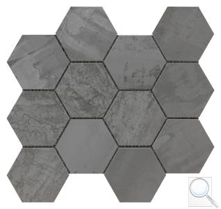 Mozaika Sintesi Met arch steel esagono