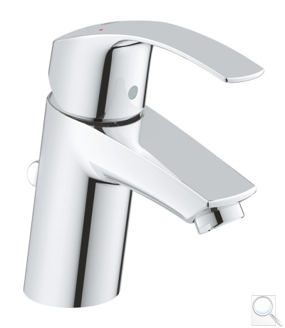 Umyvadlová baterie Grohe Eurosmart New s výpustí chrom 23788002. 