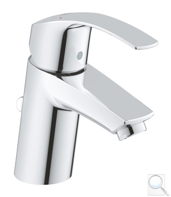 Umyvadlová baterie Grohe Eurosmart New s výpustí chrom 23788002.