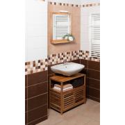 Koupelnová skříňka pod umyvadlo Naturel Home 67.5x63x35.5 cm ořech mat HOMEUM. obr. 14&nbsp;