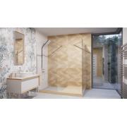 Sprchový panel SIKO na stěnu s pákovou baterií bílá ALUSHOWER. obr. 12&nbsp;