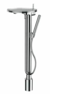 Vanová baterie Laufen KARTELL BY LAUFEN bez podomítkového tělesa chrom H3213310041211