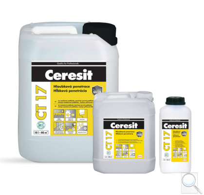Penetrace Ceresit CT 17. 10 l, 5 l nebo 2 l
