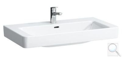 Nábytkové umyvadlo Laufen Pro S 85x46 cm otvor pro baterii uprostřed 1396.5.000.104.1. 