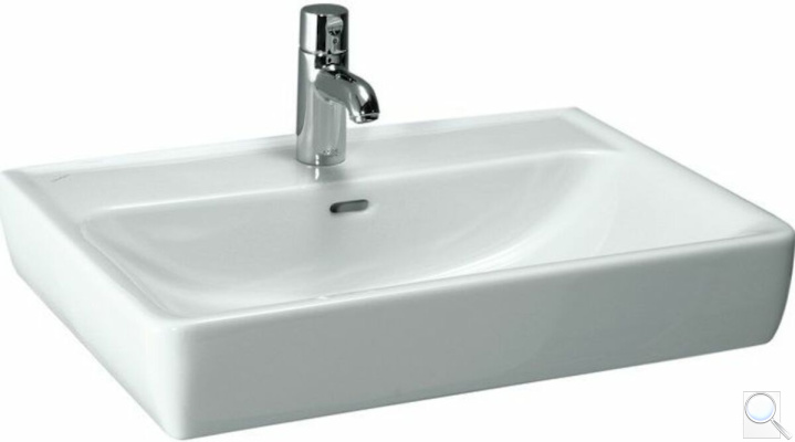 Nábytkové umyvadlo Laufen Pro 55x48 cm otvor pro baterii uprostřed H8179510001041. obr. 1