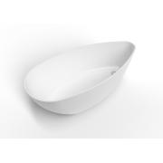 Volně stojící vana SAT Lola 159x70 cm litý mramor SATLOL160. obr. 5