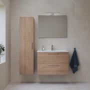 Koupelnová skříňka vysoká VitrA Mia 35x35x145 cm dub MIAV35D. obr. 4